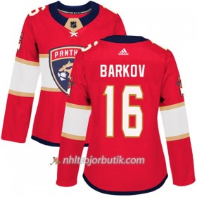 Dame Ishockey Florida Panthers Tröja Aleksander Barkov 16 Adidas 2017-2018 Röd Authentic